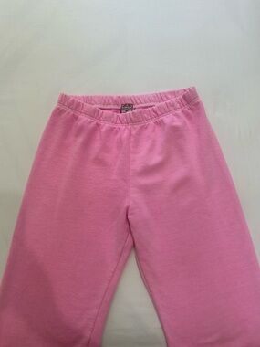 The Blank Lab Bubble Gum Pink Cotton Fleece Sweatpants Joggers, Size M